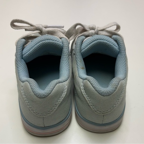 2/20$ DC Skate Toddler Girls 10.5 Baby Blue Sneaker Classic Skateboarding Pastel - Picture 3 of 7